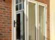 White PVC Bi-Folding Door