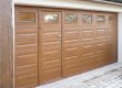 Oak Sectional Door with Wicket Door