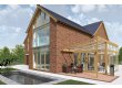 Design sketch for modern lean to conservatory
