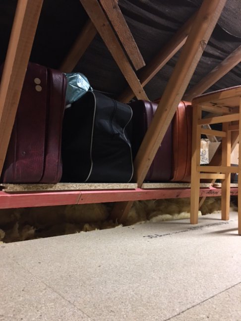 Space Saving Attic Storage